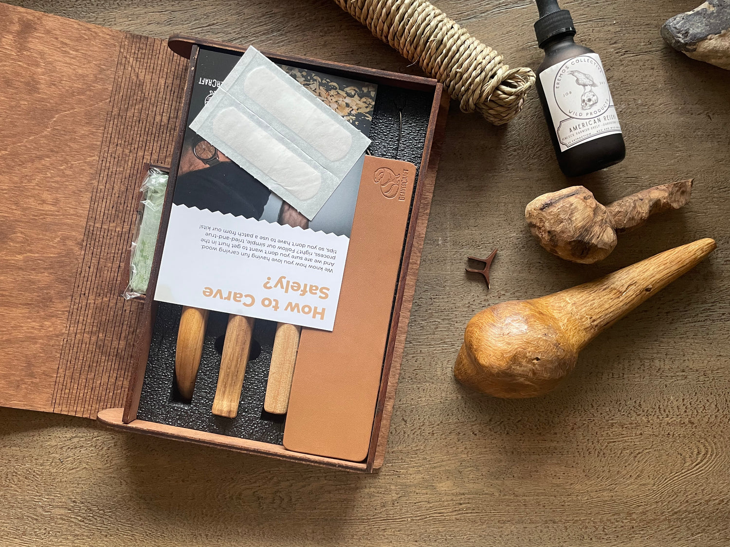 Spoon & Kuksa Carving Professional Set in Gift Book Box